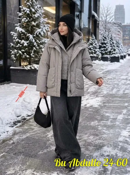 Женская Куртка свободного кроя — фото 8