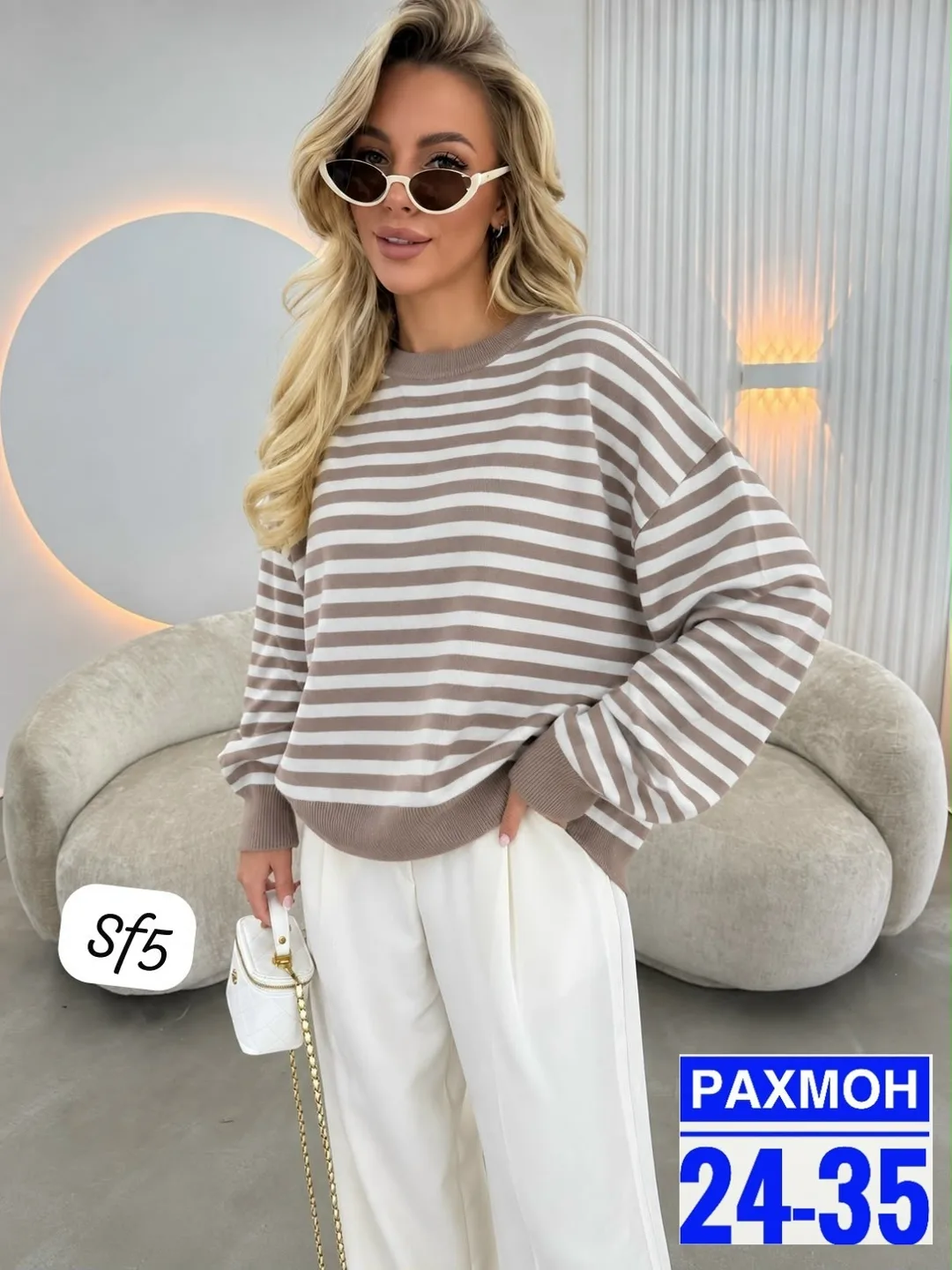 Свитер кашмир вязка — фото 5