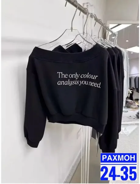 Худи из хлопка двухнитка — фото 5