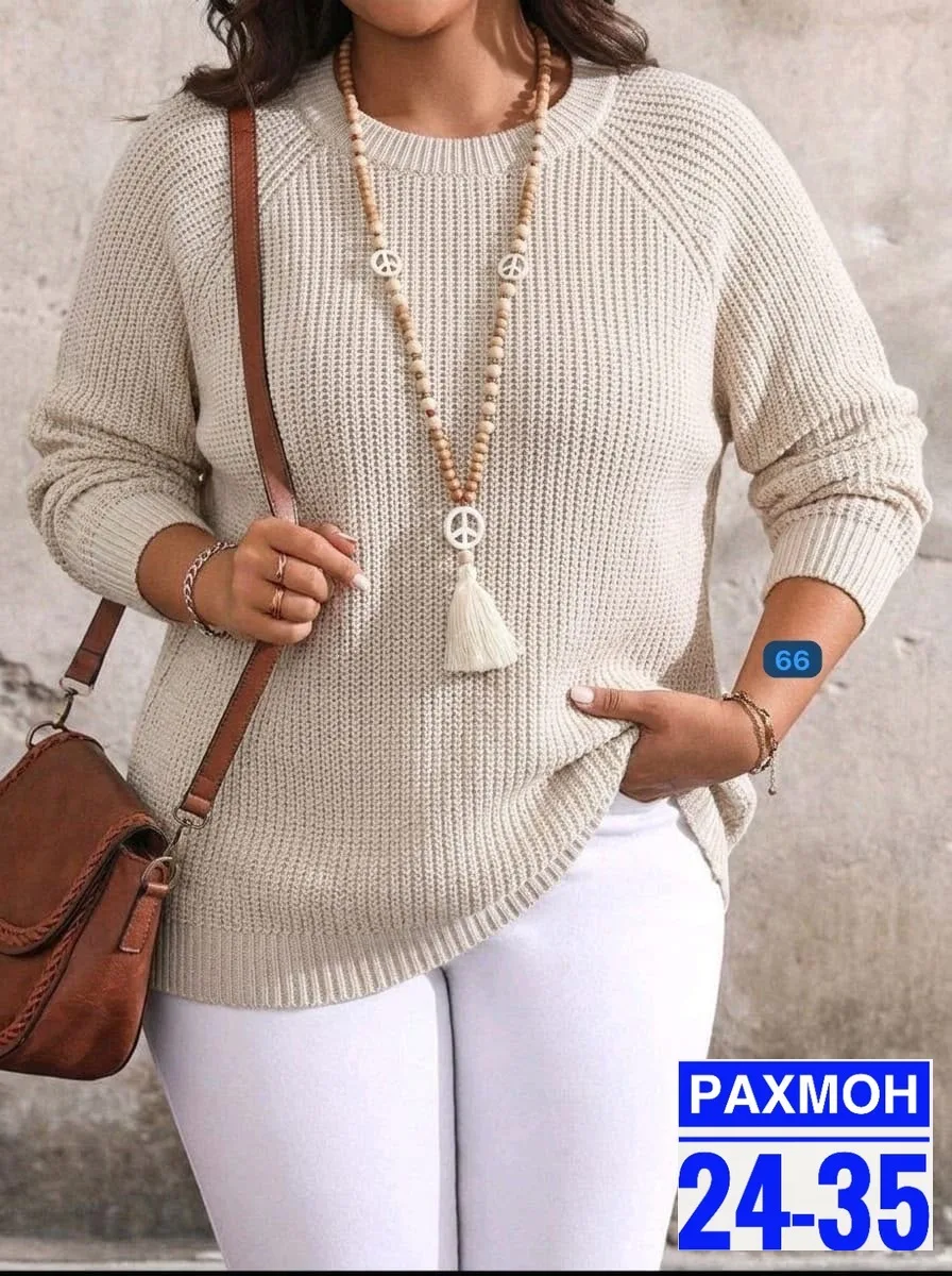 Свитер из вязного кашемира — фото 6