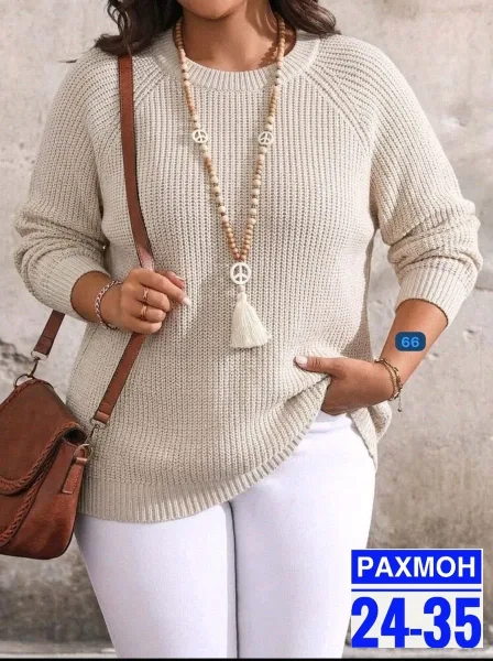 Свитер из вязного кашемира — фото 6