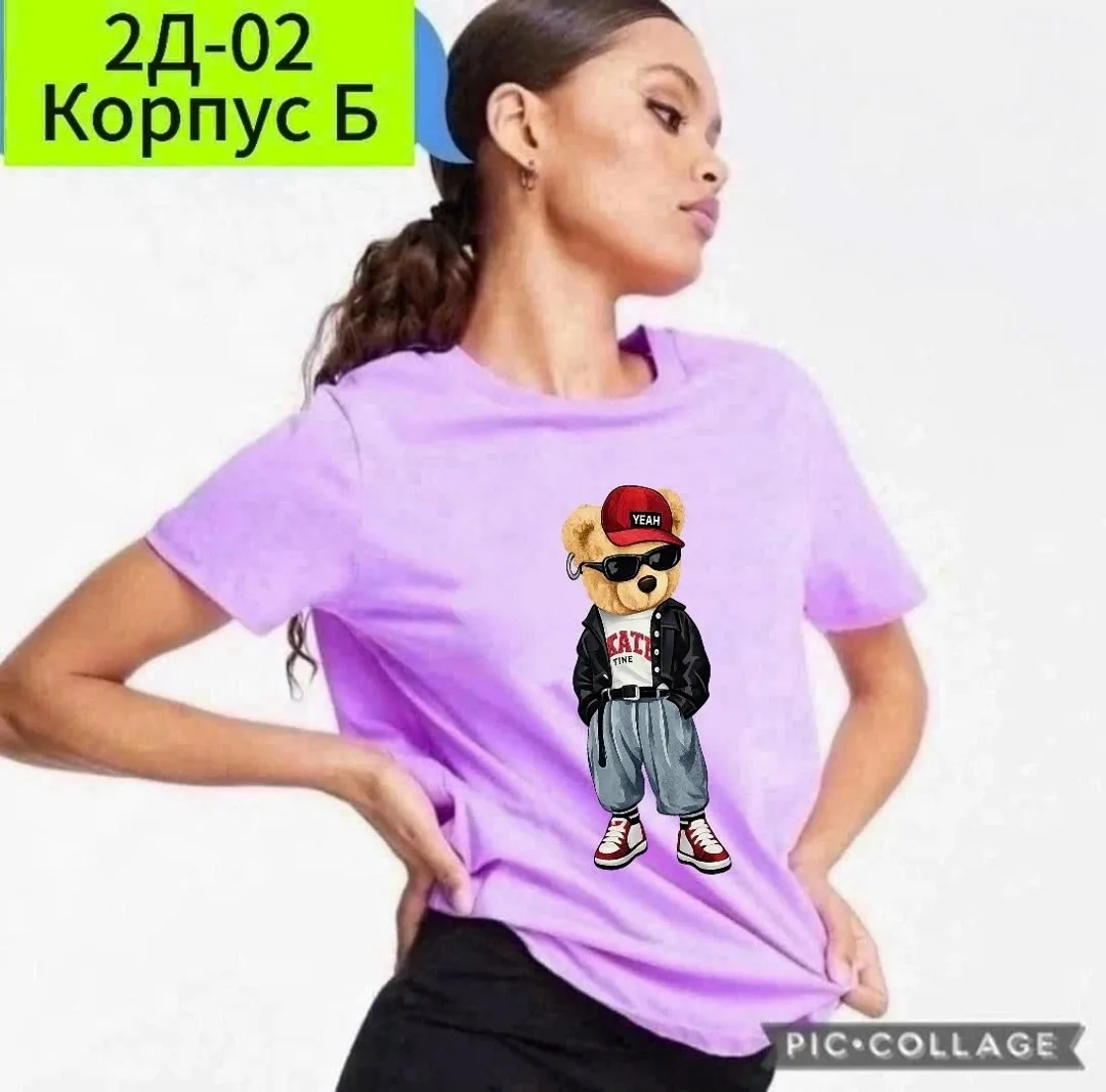 Летняя футболка из натурального хлопка — фото 5