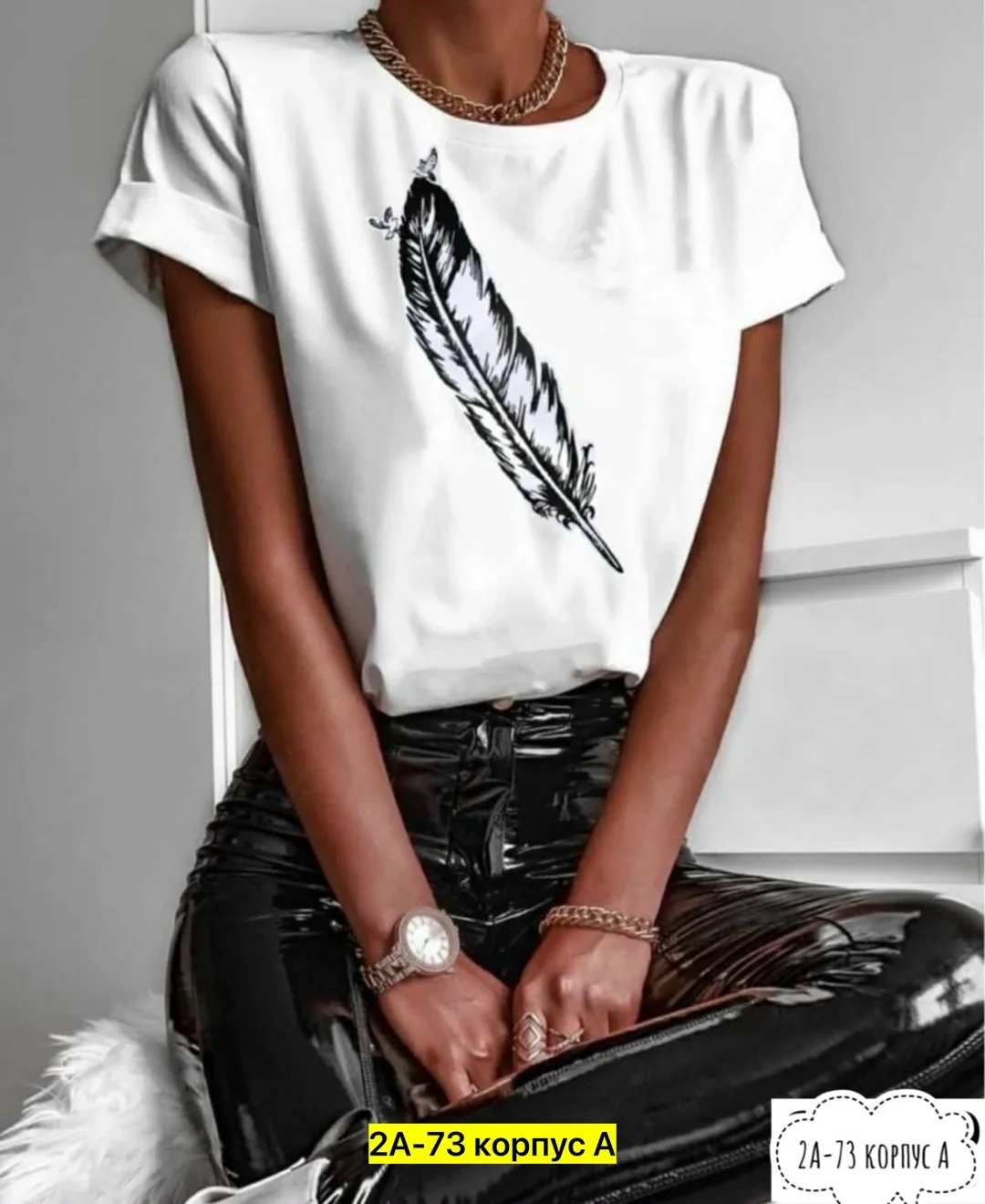 Футболка из 100 хлопка хлопок — фото 1