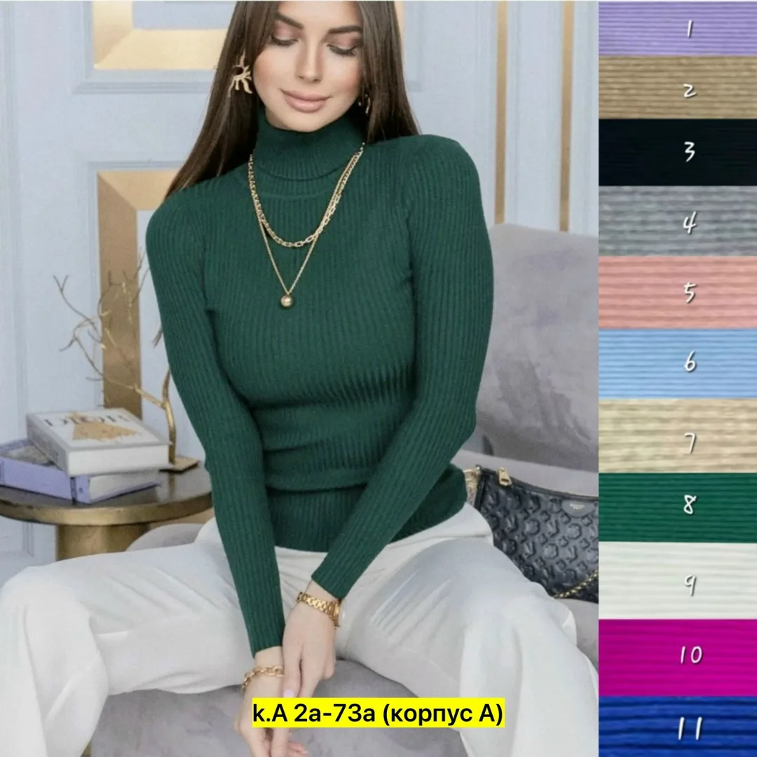 Свитер из натурального хлопка — фото 7