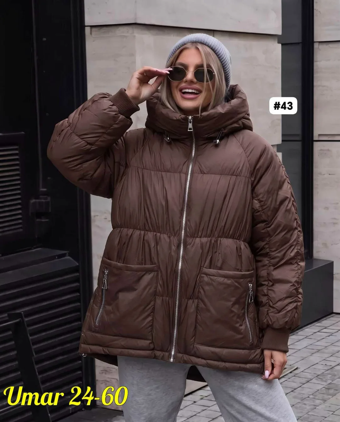 Куртка, модная, с подкладкой, рабочие карманы — фото 3