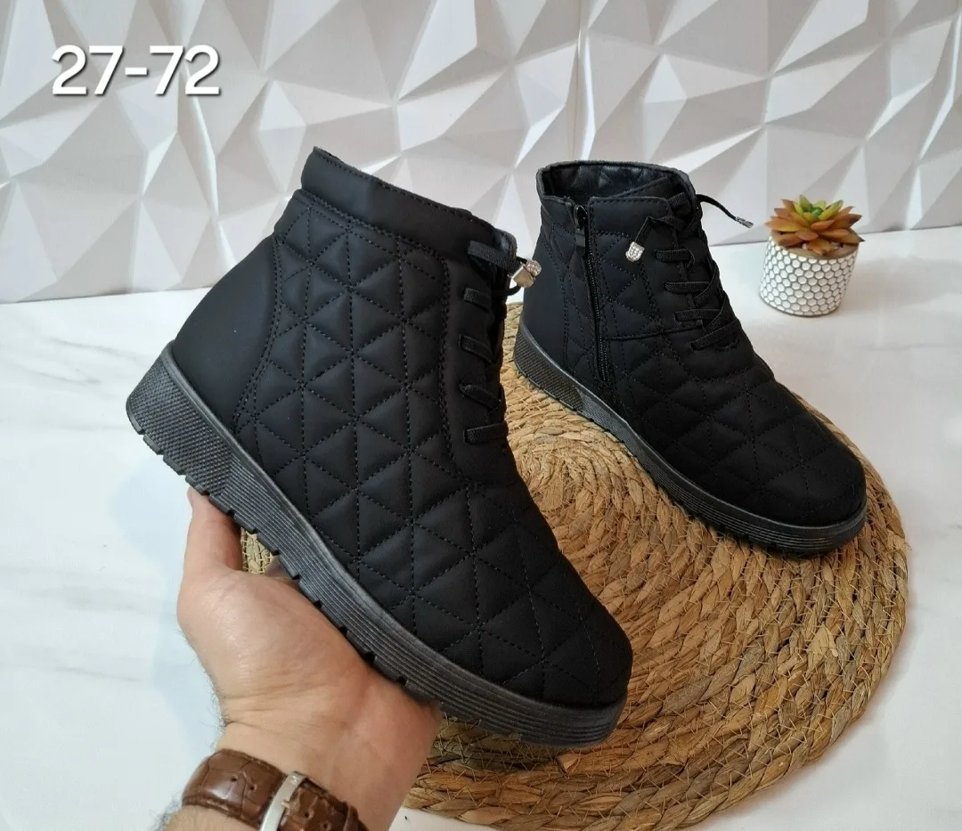 Женские ботинки из эко-кожи — фото 1