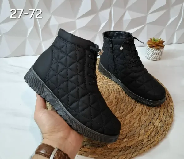 Женские ботинки из эко-кожи — фото 1