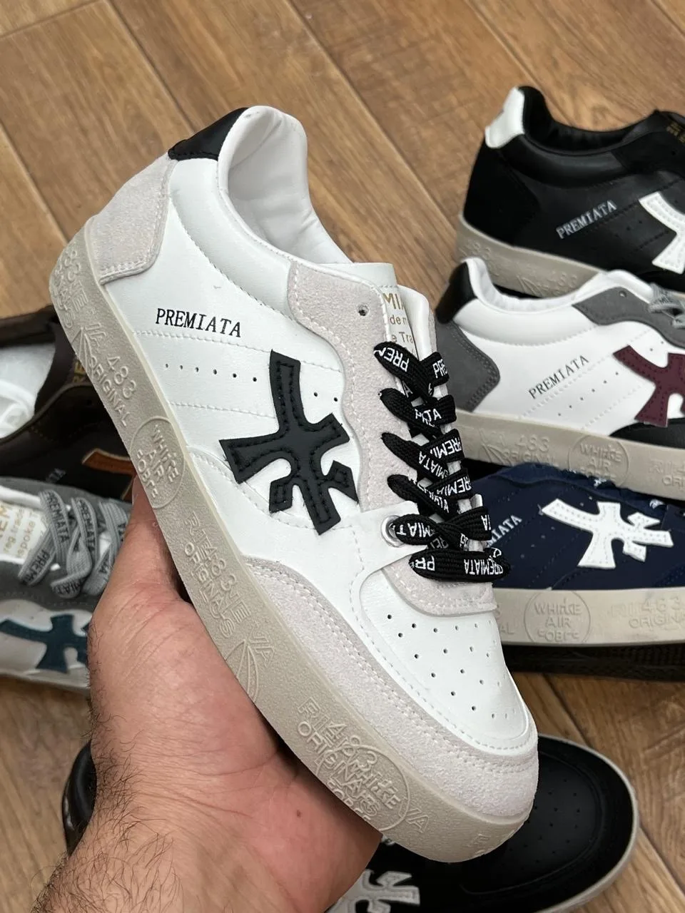 Туфли Premiata из натуральной замши — фото 4