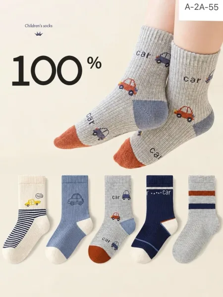 Детские носки из 100 хлопка — фото 4