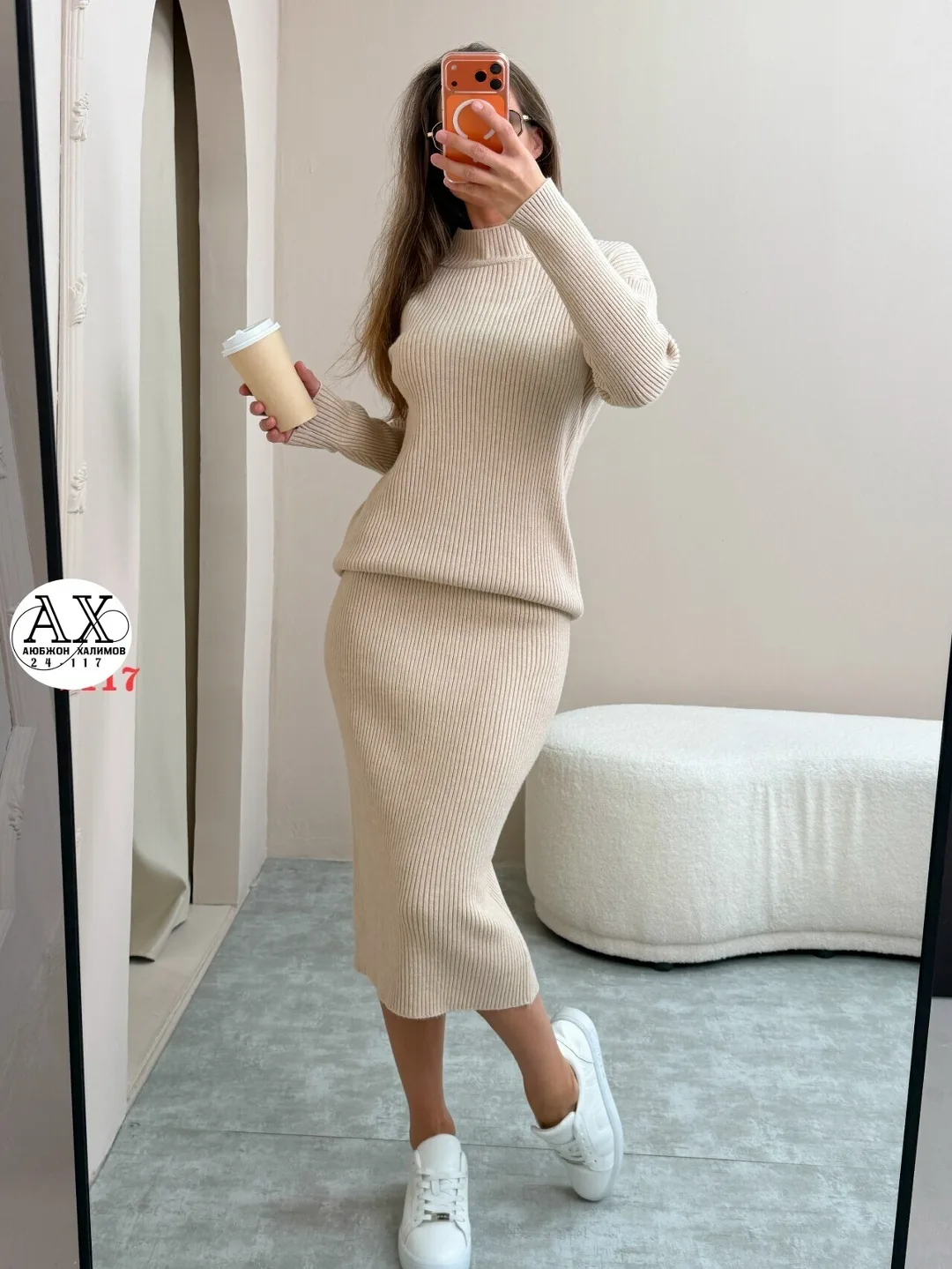 Костюм двойка в одном цвете — фото 1