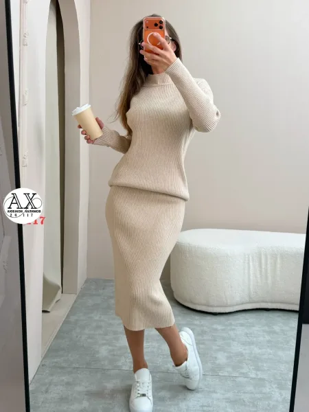Костюм двойка в одном цвете — фото 4