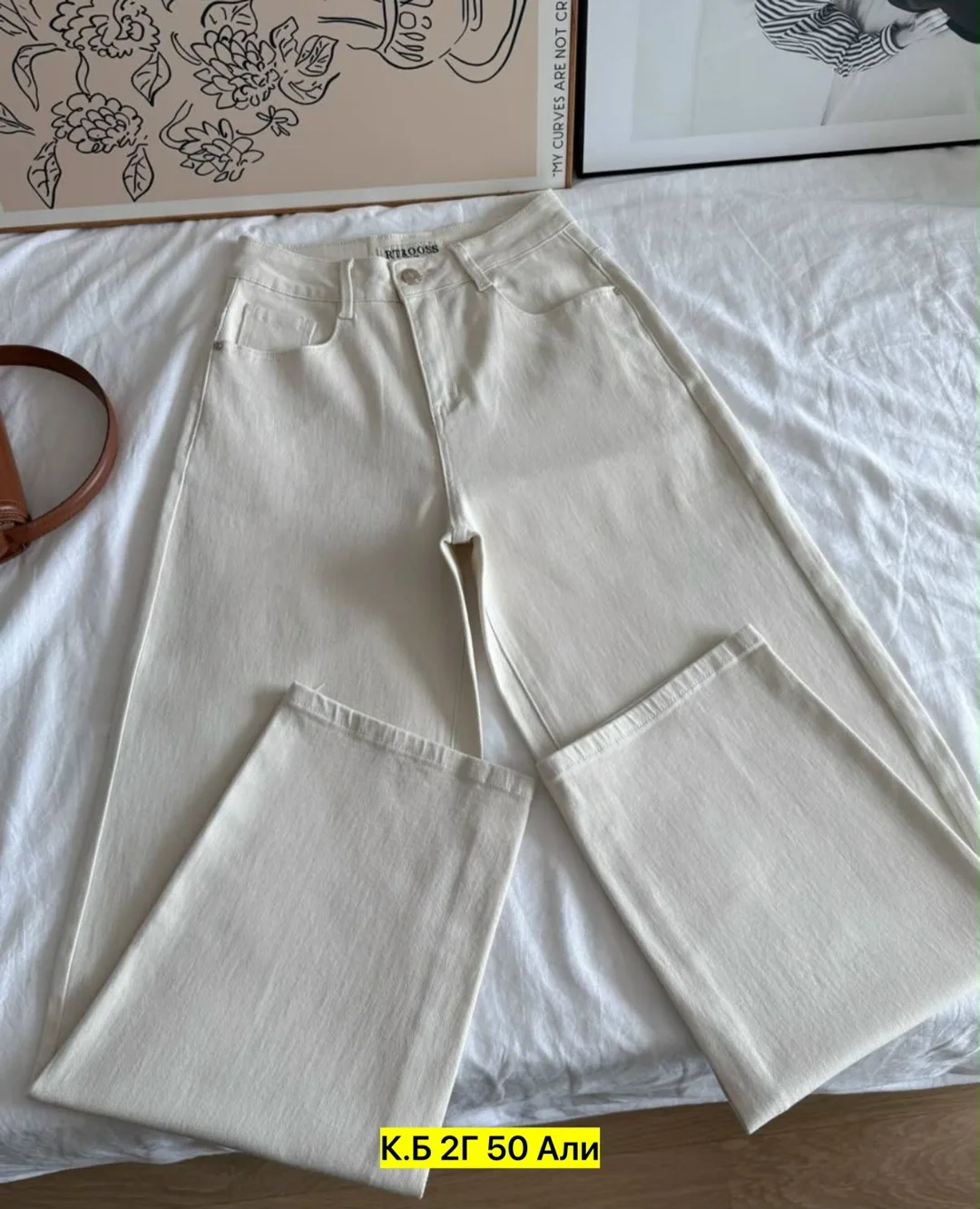 Джинсы, ткань 95 хлопок 5 полиэстер — фото 2