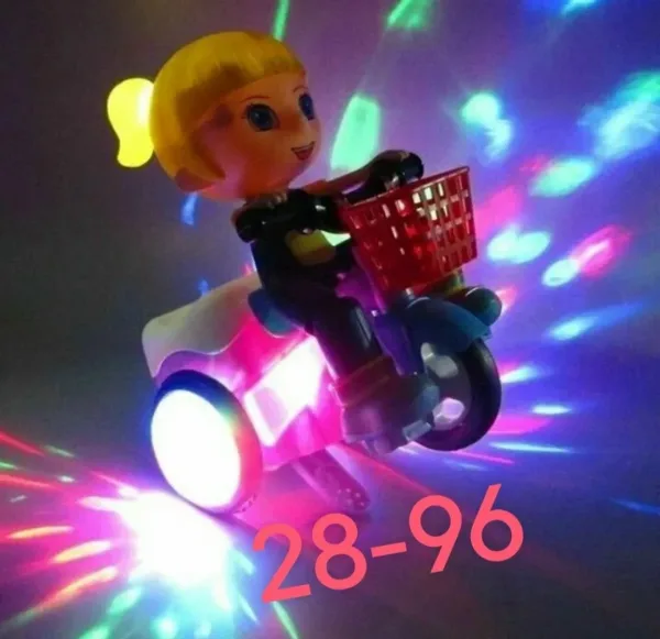 Интерактивная музыкальная игрушка Девочка на велосипеде — фото 5