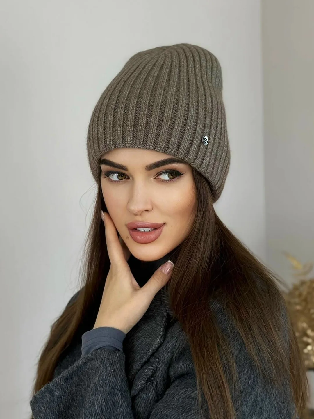 Шапка Ангора . Женские — фото 66