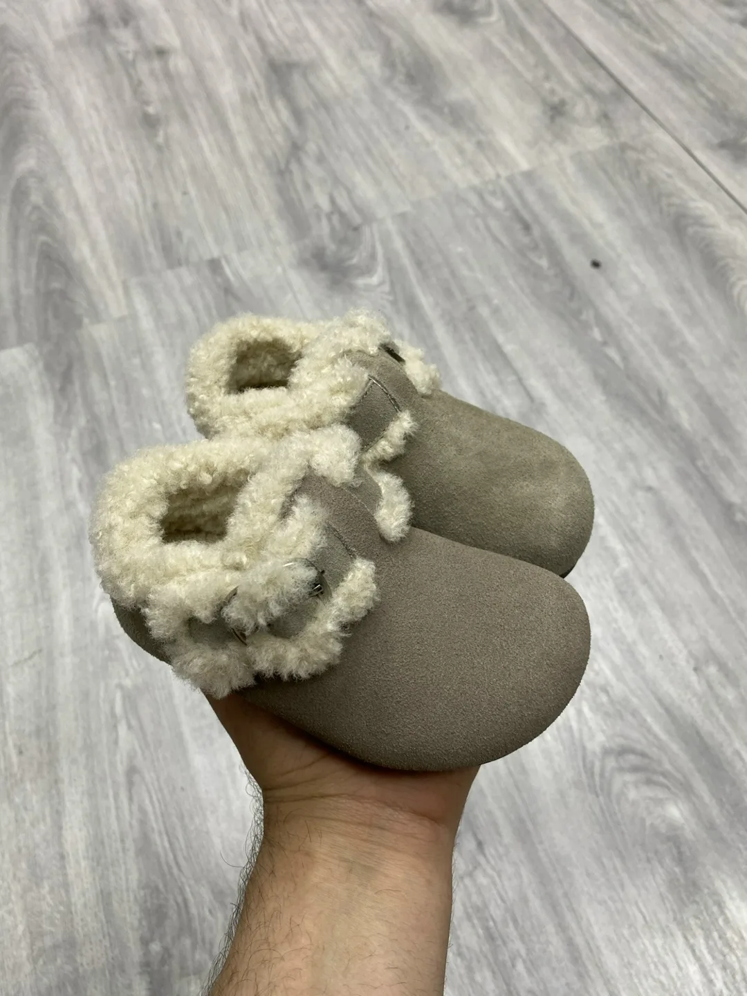 Лоферы из натуральной кожи с внутренней отделкой из натуральной шерсти — фото 1