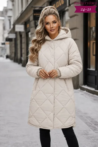 Куртка синтепон синяя — фото 7