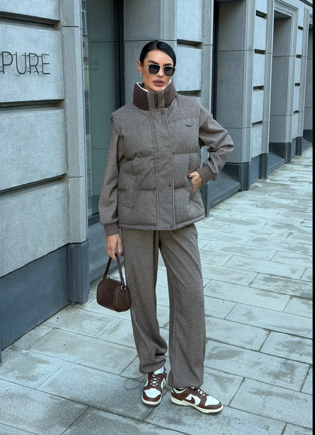 Костюм тройка Loro Piana, хлопок на флисе — фото 8