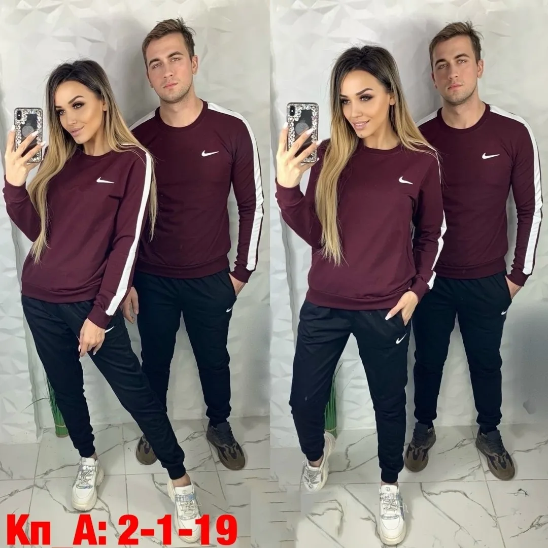 Спортивный костюм из двухниточного хлопка — фото 1