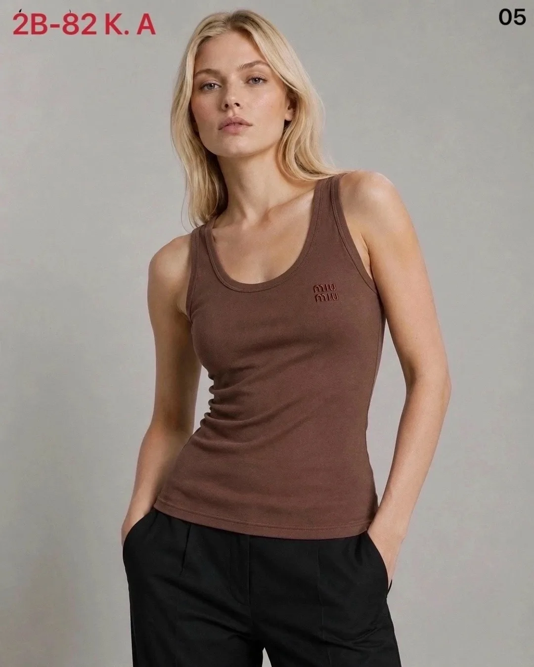Майка, хлопок 95 COTTON, 5 SPANDEX — фото 3