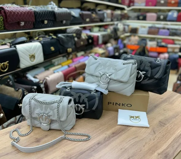Сумка PINKO из натуральной кожи — фото 7