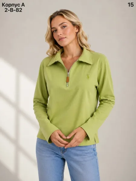 Женская кофта из 95 хлопка и 5 спандекса 95 COTTON, 5 SPANDEX — фото 32