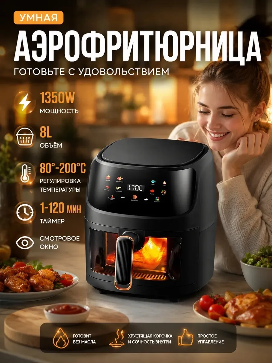 Преимущества этого аэрогриля — фото 2