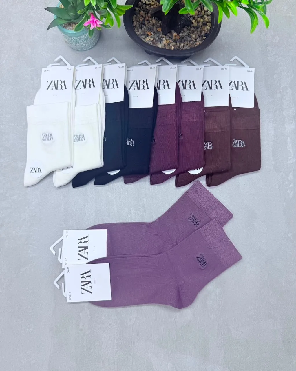 ZARA Женские носки хлопок — фото 1