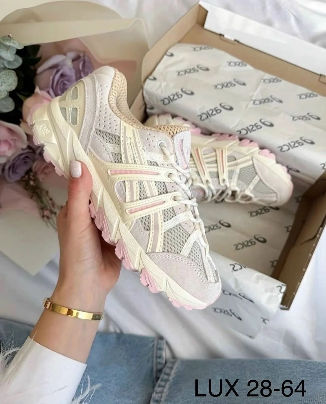 Кеды ASICS Beg из натуральной замши и кожи — фото 1