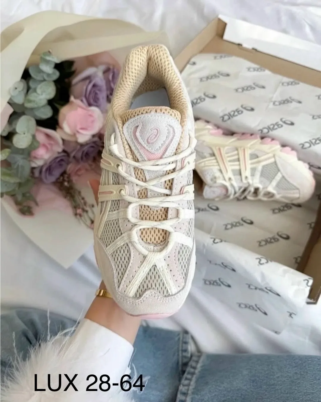 Кеды ASICS Beg из натуральной замши и кожи — фото 2