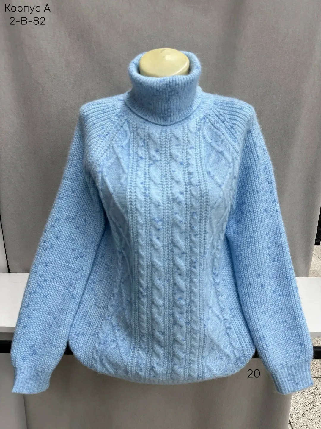 Водолазка, хлопок 80 CASHMERE, 20 WOOL — фото 6