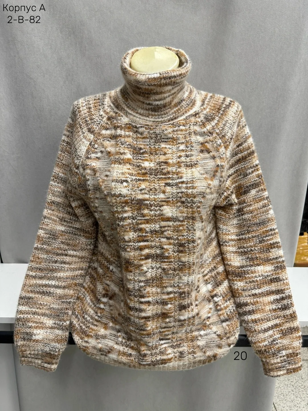 Водолазка, хлопок 80 CASHMERE, 20 WOOL — фото 7