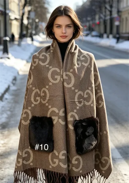 Палантин 100 шерсть кашемира — фото 20