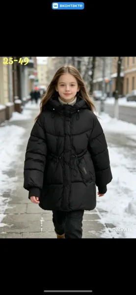 Куртка зимняя с мембраной и утеплителем холлофайбер — фото 3