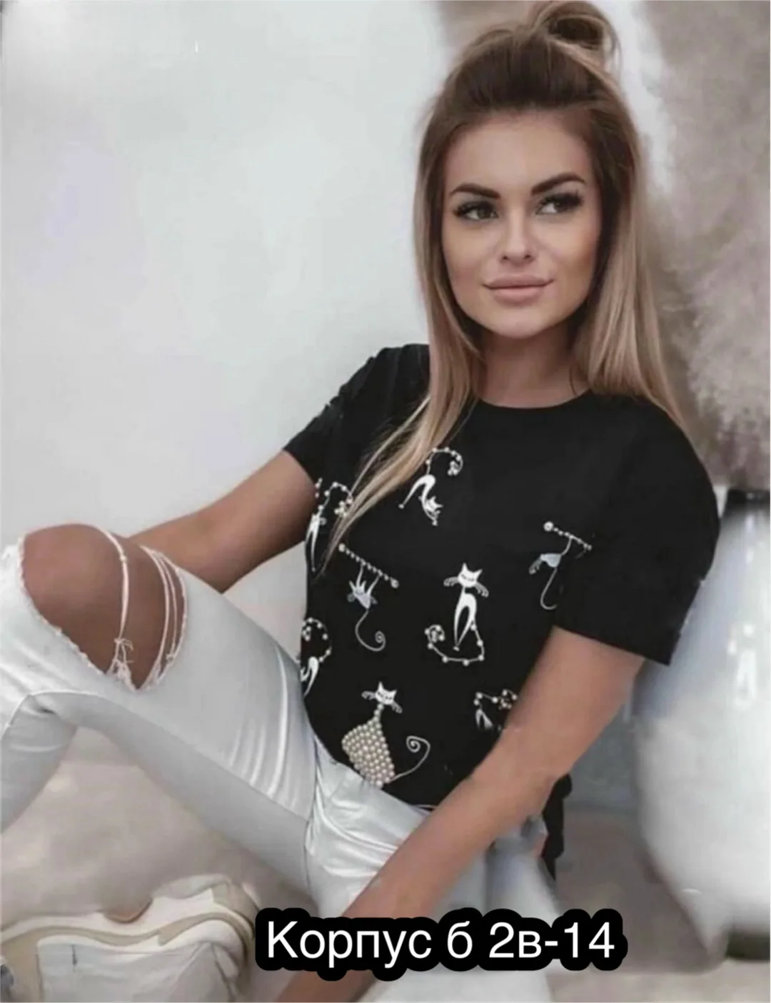 Футболка из натурального хлопка — фото 1