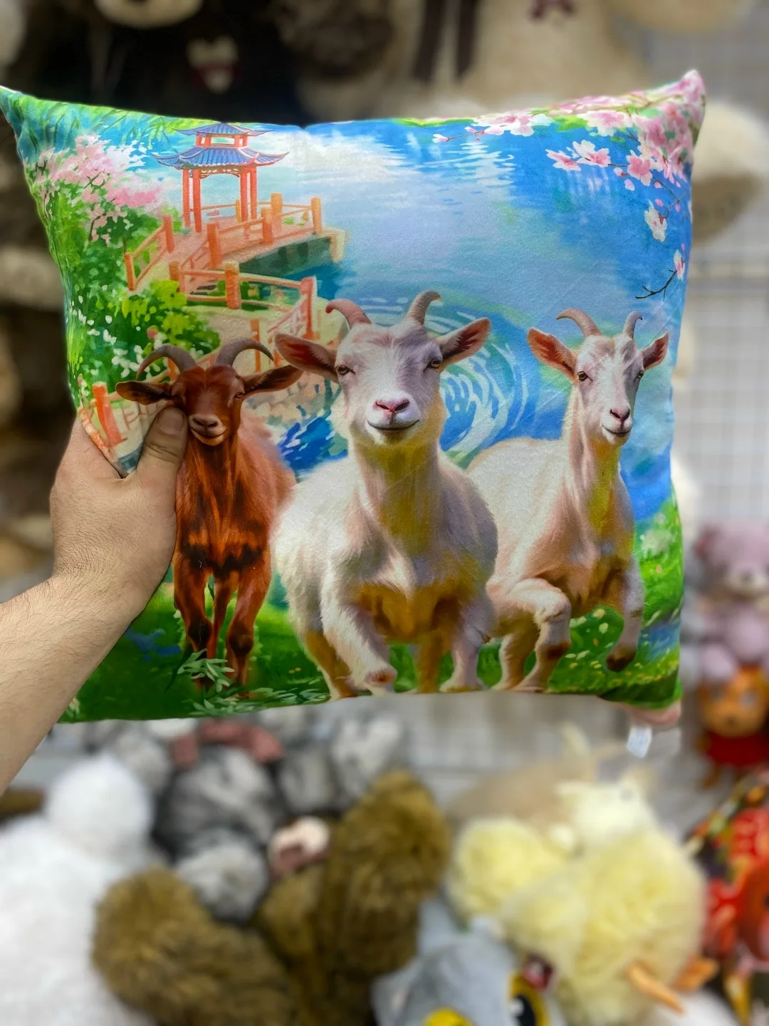 Мягкая игрушка подушка новогодний для дакимакура и сна — фото 3