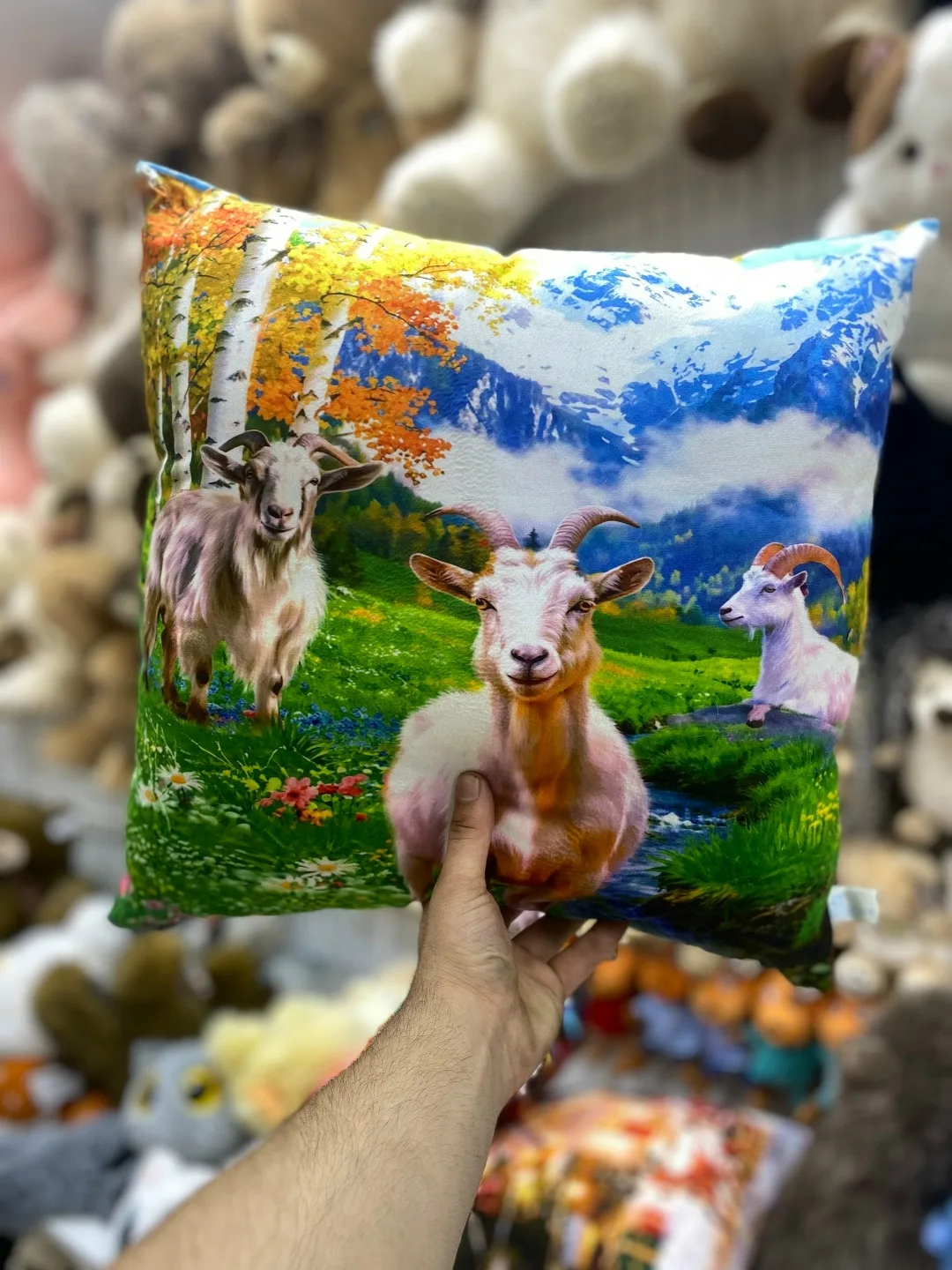 Мягкая игрушка подушка новогодний для дакимакура и сна — фото 4