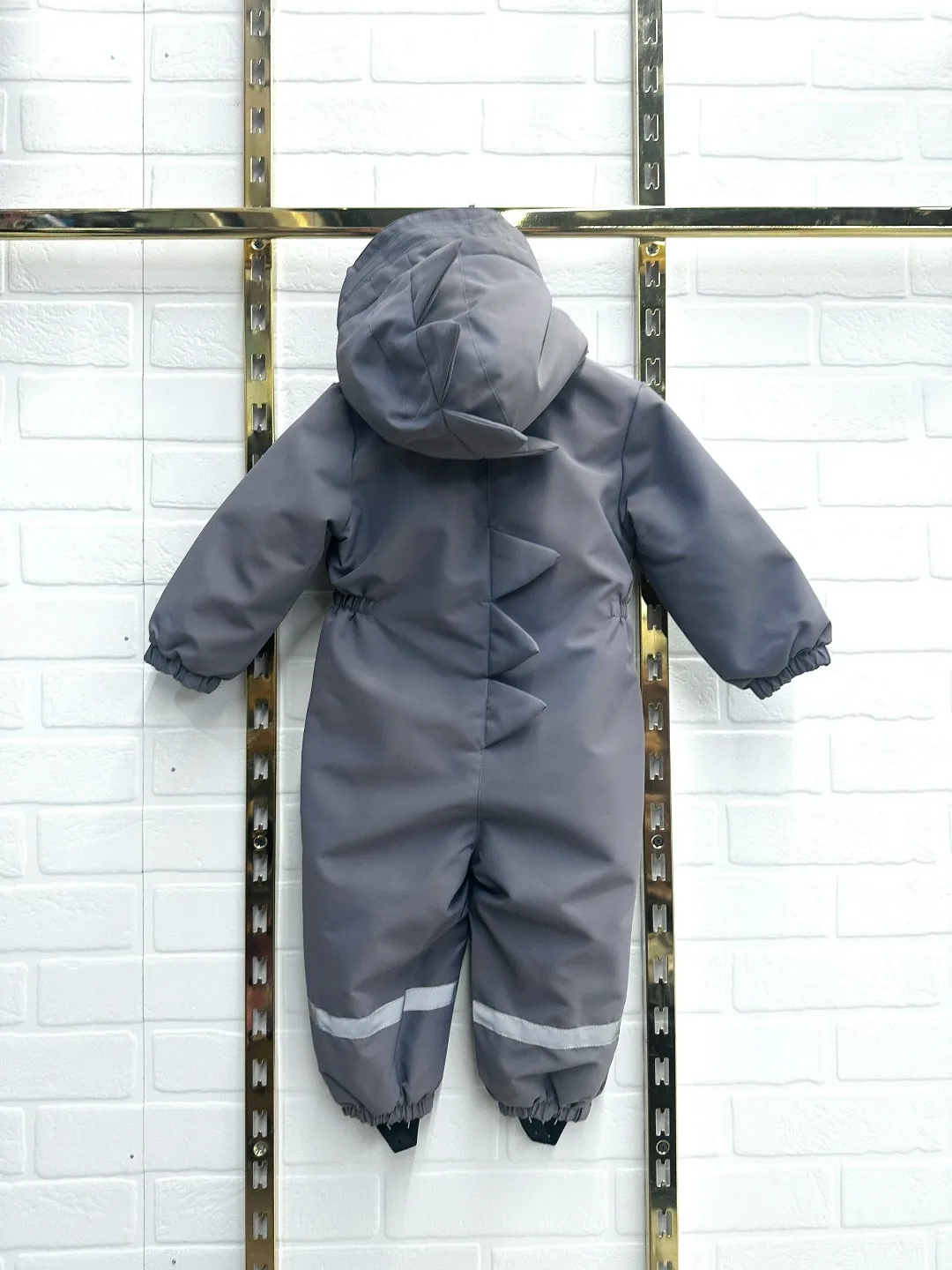 Комбинезон детский осенний Misha Lasiele Серый — фото 7