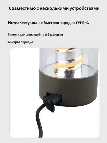 Тапки LED фонарь для кемпинга — фото 7