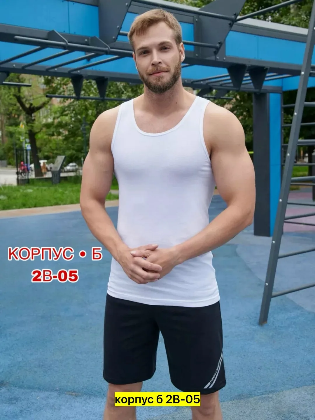 Майка для мужчин, хлопок — фото 9