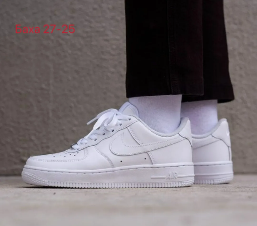 Кеды Nike кожа — фото 1