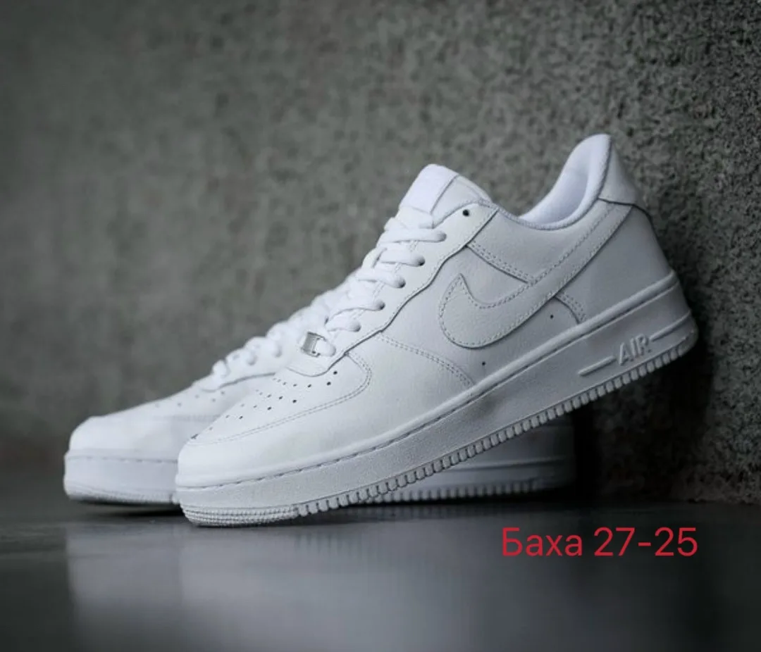 Кеды Nike кожа — фото 2