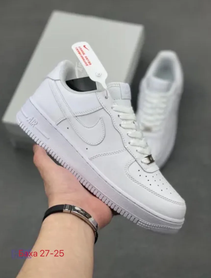 Кеды Nike кожа — фото 3