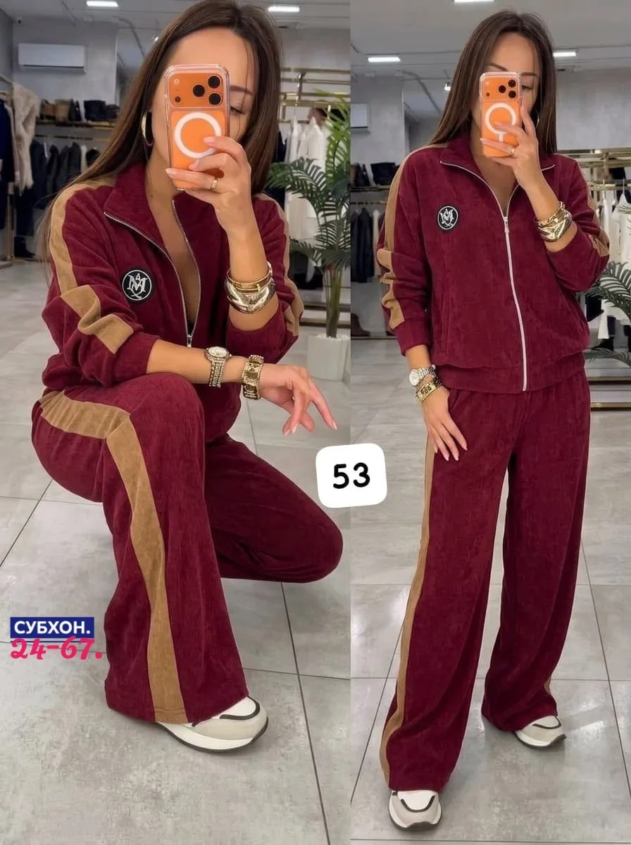 Костюм из вельвета — фото 1
