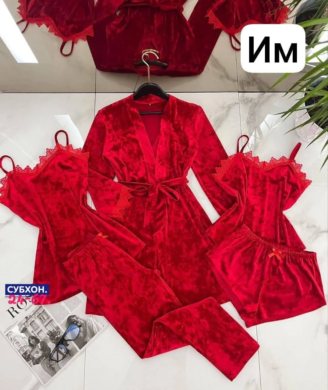 Пижама из велюра — фото 5