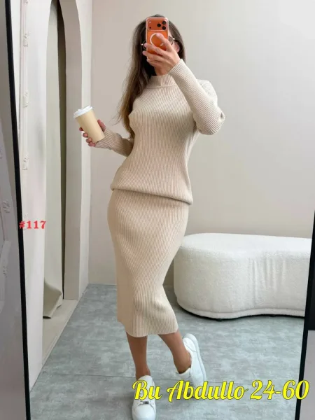 Костюм двойка в одном цвете — фото 4