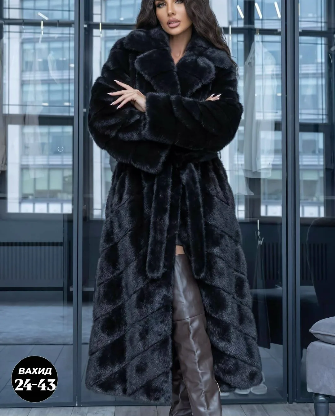Эко-шуба, женская — фото 3