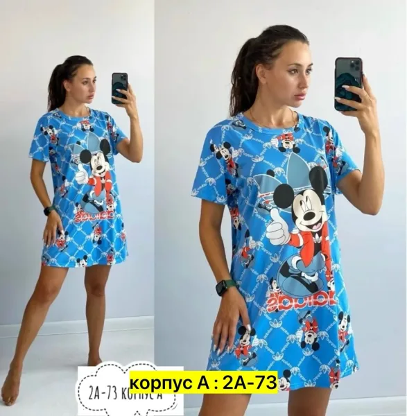 Туника, хлопок — фото 2
