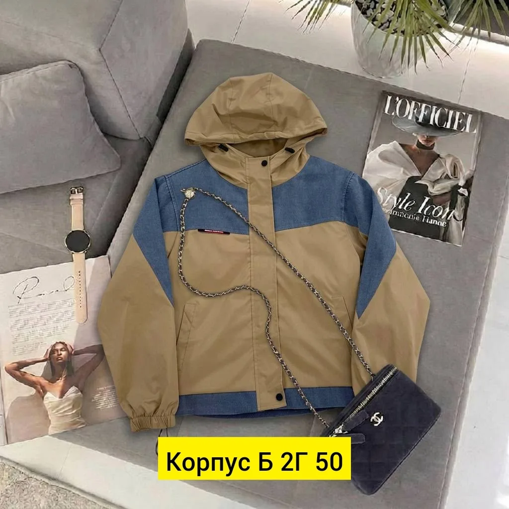 Лёгкая ветровка из ткани — фото 7