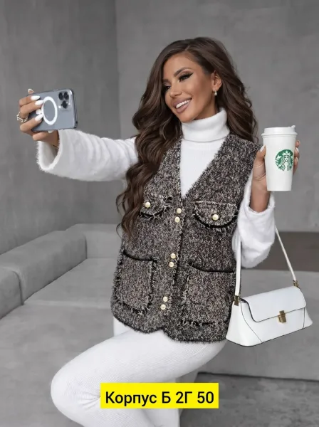 Жакет, кашемир — фото 6