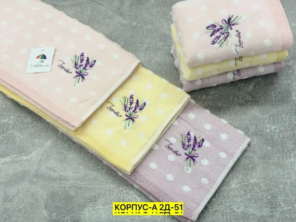 Быстросохнущее полотенце из хлопка и льна махры — фото 4